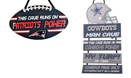 Forever Collectibles NFL Mancave Wall Sign