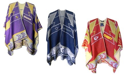 Little Earth NFL Whipstitch Poncho
