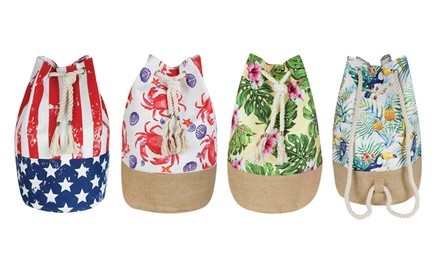 Tote Backpacks with Summer-Themed Prints 