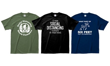 Men's Social Distancing Tees (S–3XL)