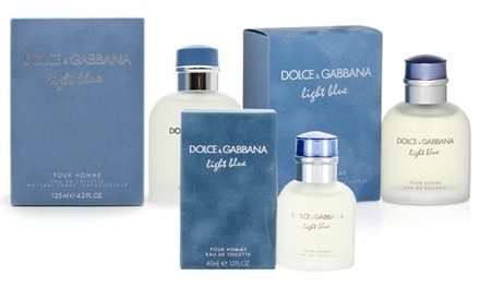 Dolce & Gabbana Light Blue Pour Homme Eau de Toilette for Men. Multiple Sizes Available.