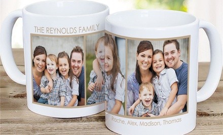 Personalized Photo Ceramic Coffee Mug from GiftsForYouNow.com (Up to 49% Off)