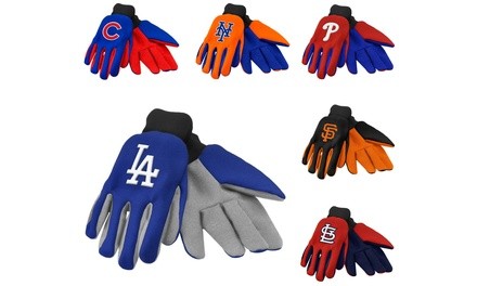 Forever Collectibles MLB Utility Indoor and Ourdoor Gloves (1 or 2-Pack)