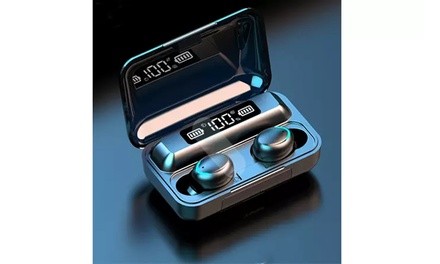 New True Wireless Earbuds, Bluetooth 5.0 Earphones with 1200mAh Charging Case