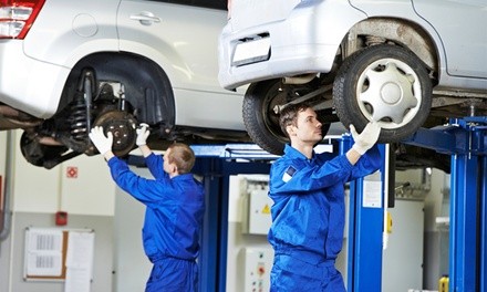 Organic Brake Pad Replacement for Front or Rear Axles at Midas (33% Off) 