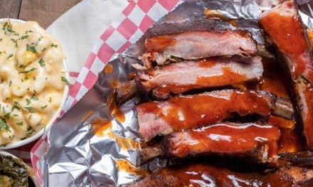 $7 for $10 Towards Food and Drink for Takeout and Dine-In at Hunter Boys Southern Style Barbeque