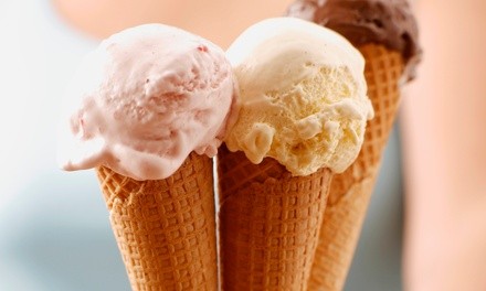 Ice Cream at Frozen Nitrogen Ice Cream (Up to 40% Off)