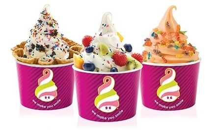 

$3.50 for $5 Toward Frozen Yogurt at Menchie's Frozen Yogurt, Takeout and Dine-In