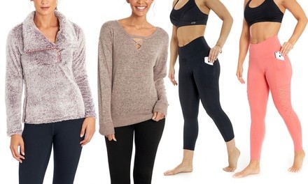 Marika Balance Collection Women's Top or Capri Leggings. Plus Sizes Available.
