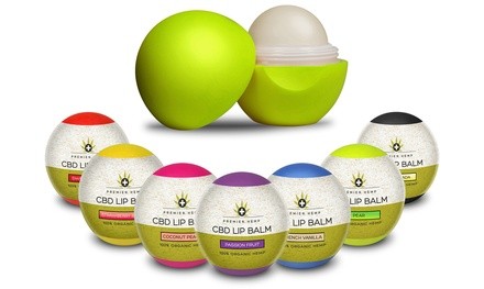 CBD-Infused Organic Lip Balm from Premier Hemp (30 mg) 