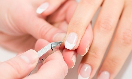 Gel Manicure with Optional Regular Pedicure at Sue Elizabeth Beauty (Up to 21% Off)