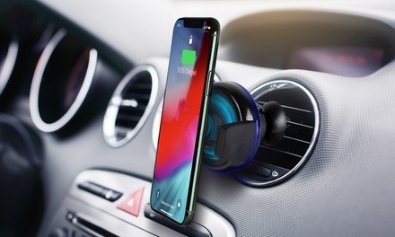 Aduro Qi-Certified Wireless Charging Car Mount