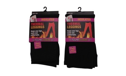 Women's Polar Extreme 4 Pack Sherpa Lined Base Layer Leggings