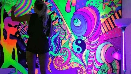 Glow-in-the-Dark Splatter Paint Experience for Two or Four at Brainy Actz (Up to 35% Off)