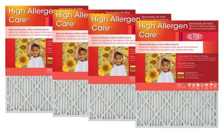 DuPont High Allergen Care Air Furnace Filters (4-Pack)