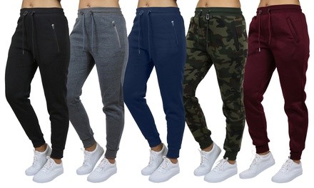 Women's Loose-Fitting Fleece Jogger Sweatpants. Plus Sizes Available.