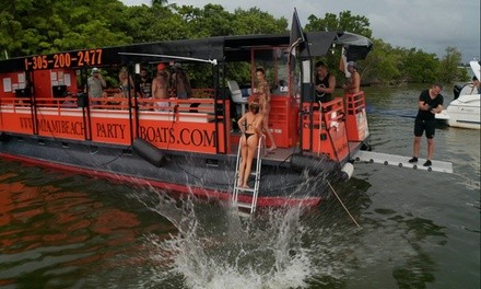 Two- or Four-Hour Party Boat Rental from Best Miami VIP (Up to 40% Off)