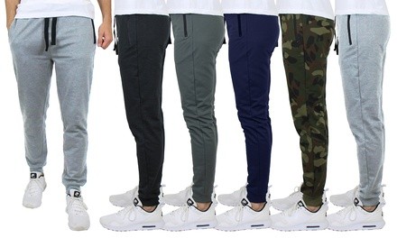 2-Pack Men's Slim-Fit French-Terry Lounge Pants (S-2XL)