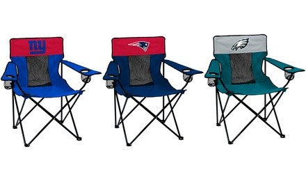 Logo Brands NFL Folding Chair with Cup Holders and Carrying Case