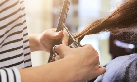 Haircut and Style with Optional Partial Highlights at Haircut By Fanny (Up to 58% Off)