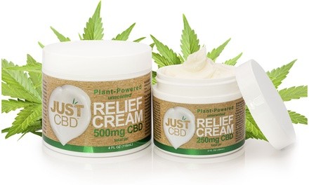 JustCBD CBD Pain Relief Cream (250mg or 500mg)