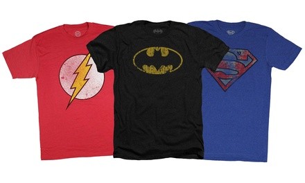 DC Comics Men's Licensed Graphic T-Shirts (S-XL)