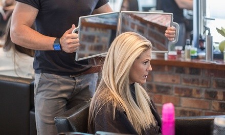 Haircut, Condition, Blowdry, and Partial Highlights or High and Lowlights at So Fab Salon (Up to 63% Off)