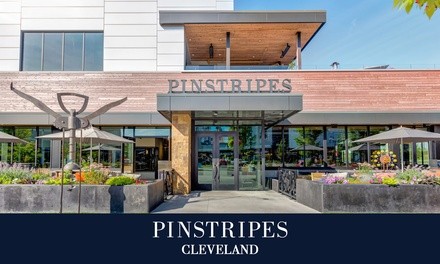 Bowling with Shoe Rental or Bocce at Pinstripes Cleveland (Up to 40% Off). Eight Options Available.