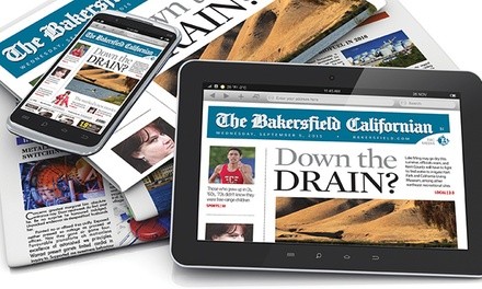 Three-Month Weekend or Daily Print Subscription at The Bakersfield Californian (Up to 75% Off)
