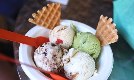 One Single or Double Scoop Cone at Strong Island Ice Cream (Up to 33% Off)
