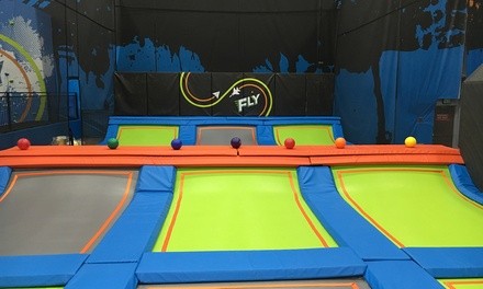 One Hour of Jump Time for One Person or Two People at Fly Trampoline Park (Up to 25% Off)