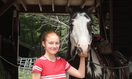 One- or Two-Hour Trail Ride for One, or Two at Cornerstone Ranch (Up to 50% Off). Eight Options Available.