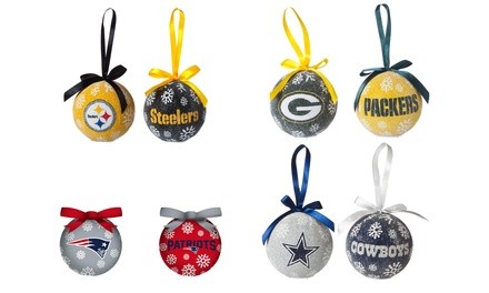 Team Sports America NFL LED Christmas Ornament (6-Pack)