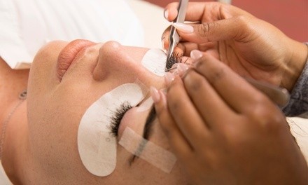 One Full Set of Classic or Volume Eyelash Extensions at Glo Med Spa Austin (Up to 33% Off)