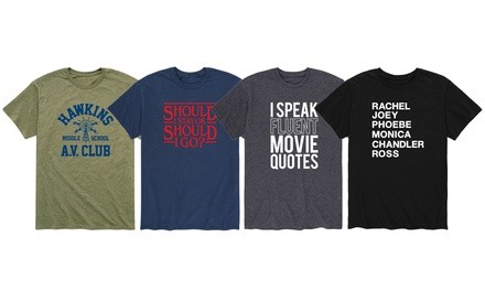 Instant Message: Men's Favorite Movie, TV Tees (S-3Xl)