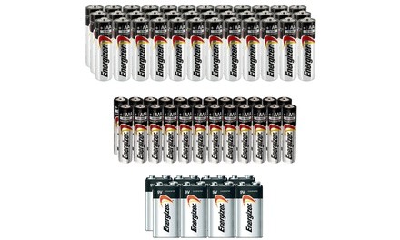 Energizer Battery Bundle AA, AAA and 9V (68-Pack)