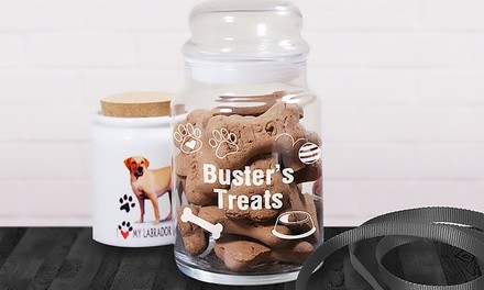 Personalized Glass Dog-Treat Jars (Up to 49% Off)