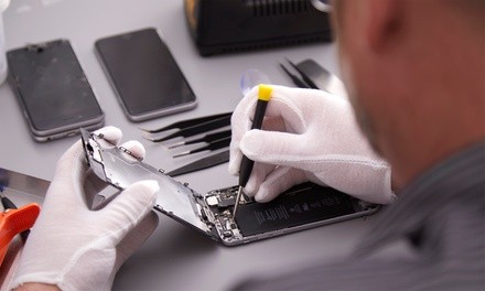 iPhone or iPad Glass Repair or Screen Protector at CCRepairs (Up to 64% Off). Nine Options Available.