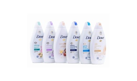 Dove Body Wash Variety Mystery Flavors 16.9oz Flavors Vary (6-Pack) 
