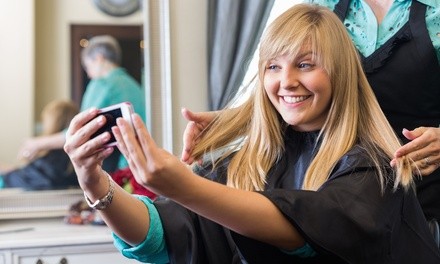 Haircut and Blowout, Balayage, Highlights, or Double-Process Color at Liquid Hair Studios (Up to 44% Off)