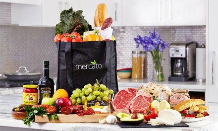 Two $15 Credits Toward Grocery Delivery (Shipping Not Included) from Mercato