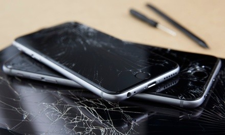 iPhone or iPad Screen Repair at Fix & Switch Mobile Solutions (Up to 37% Off). Eight Options Available.