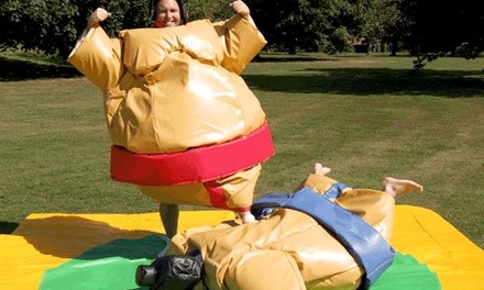 Inflatable Sumo Wrestling Suits or Inflatable Boxing Ring Rental from The Hawaii Party Rentals (50% Off).