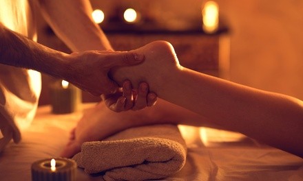 Reflexology w/ Sea Salt Soak & Hot Stone or One Chinese Facial at Energy Health Oriental Massage (Up to 24% Off)