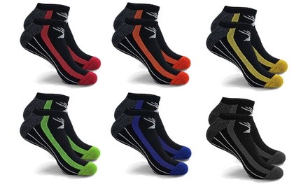 XTF Elite III Ankle Compression Performance Socks (6-Pairs)