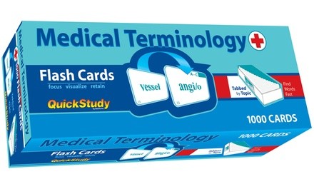 QuickStudy Medical Terminology Flash Cards