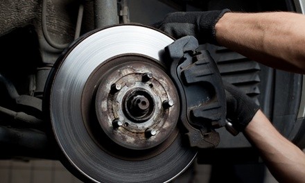 $140 for Organic Front or Rear Brake Pad Replacement for One Sedan at Leo's Auto Care ($185 Value)