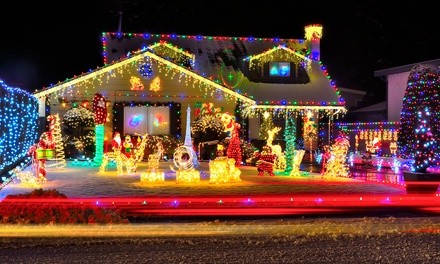 Up to 60% Off on Holiday Light Installation at MK Home and Land