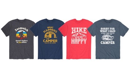 Instant Message: Men's Funny Outdoors, Camping, Parks Tees (S-3XL)