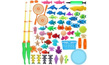 Zummy Magnetic Fishing Pool Toys Game for Kids ( 46 -Piece )